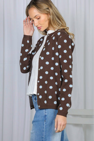 Dot Your Average Polka Dot Cardigan - Sassy Inspiration