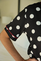 Dotty Darling Polka Dot Ruffle Pajama Set - Sassy Inspiration