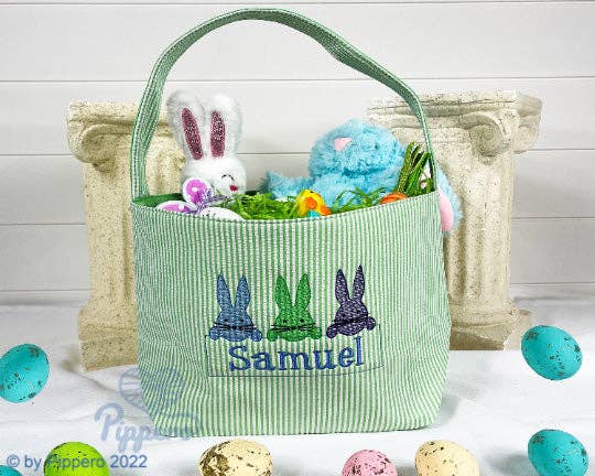 Easter Seersucker basket blanks - Sassy Inspiration