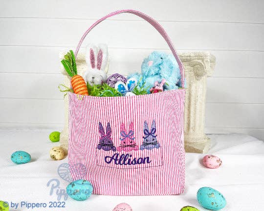 Easter Seersucker basket blanks - Sassy Inspiration
