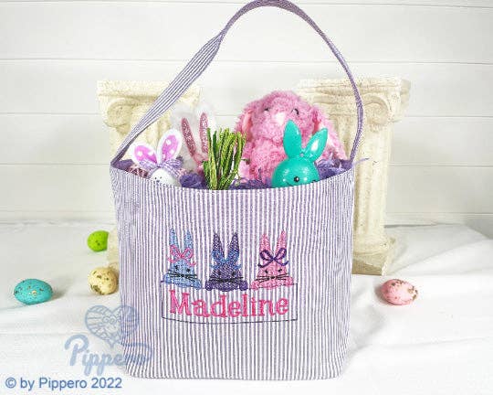 Easter Seersucker basket blanks - Sassy Inspiration
