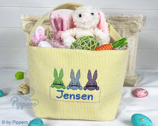 Easter Seersucker basket blanks - Sassy Inspiration