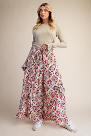 Garden Wander Ruffle Hem Pants - Sassy Inspiration