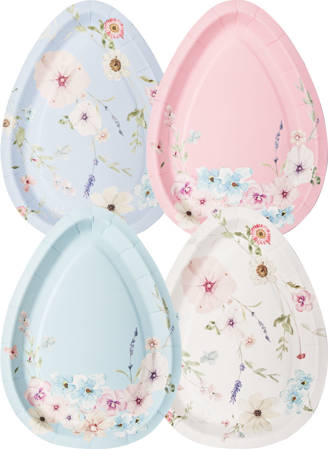 Egg Salad Plate Charming Easter Assorted - 8pkg - Sassy Inspiration