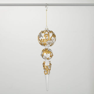ENCRUSTED GOLD FINIAL ORNAMENT - Sassy Inspiration