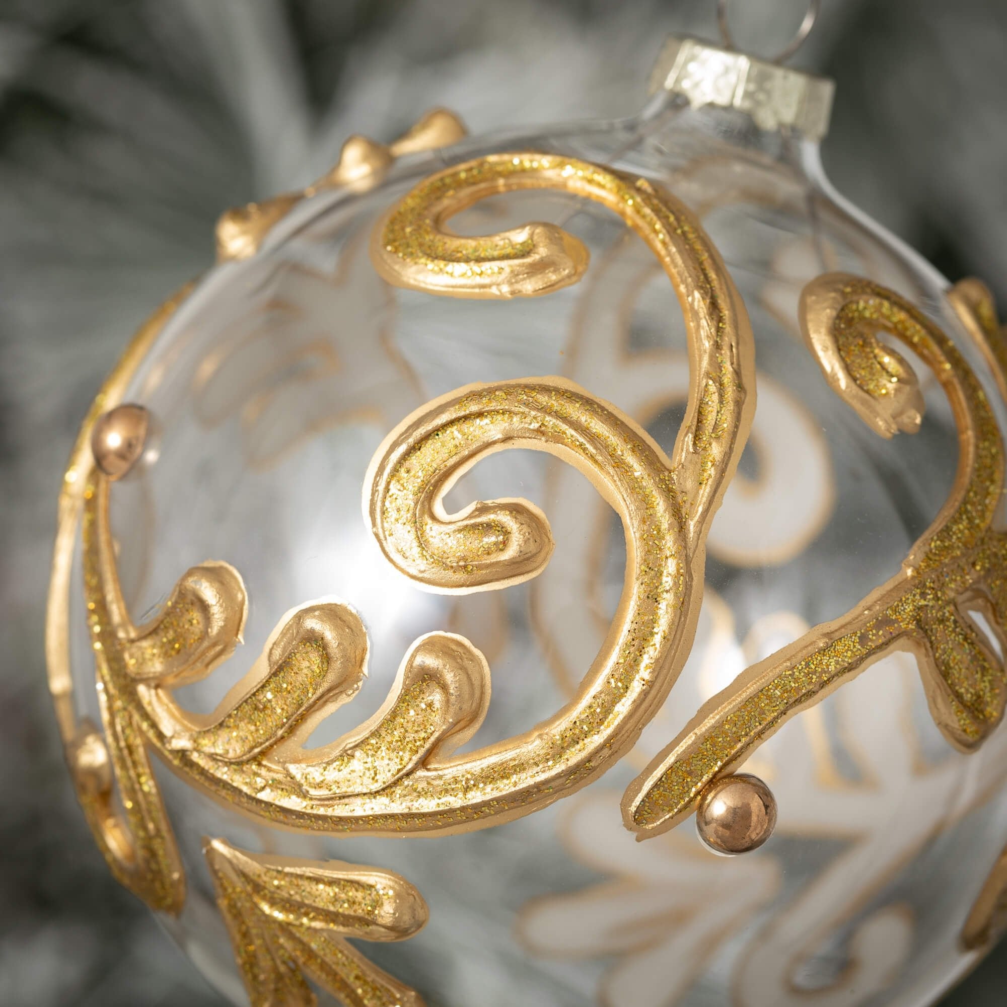 ENCRUSTED GOLD FINIAL ORNAMENT - Sassy Inspiration