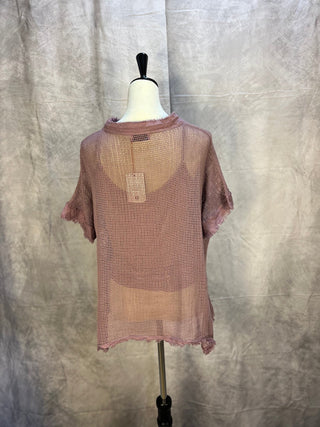 Fishnet Top w/ Tank - Lilac - Sassy Inspiration