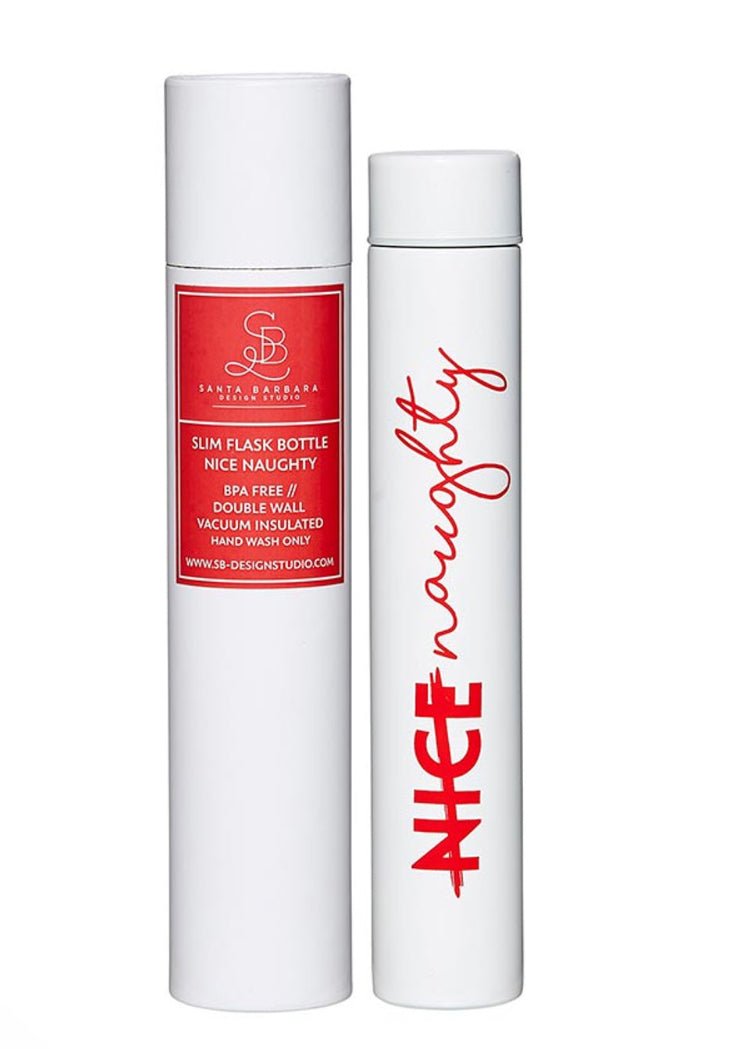 Flask Bottle - Nice Naughty - Sassy Inspiration