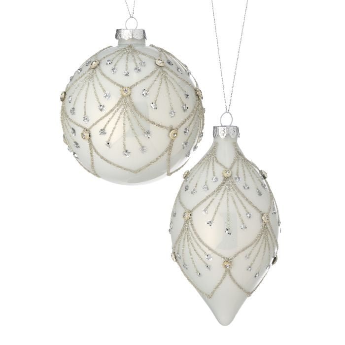 Glass Draping Burst Ornament, 2 styles - Sassy Inspiration