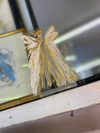 Hand Painted Angel on 5’x7’ acrylic - Sassy Inspiration