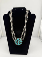 High Desert Turquoise Concho Beaded Necklace - Sassy Inspiration