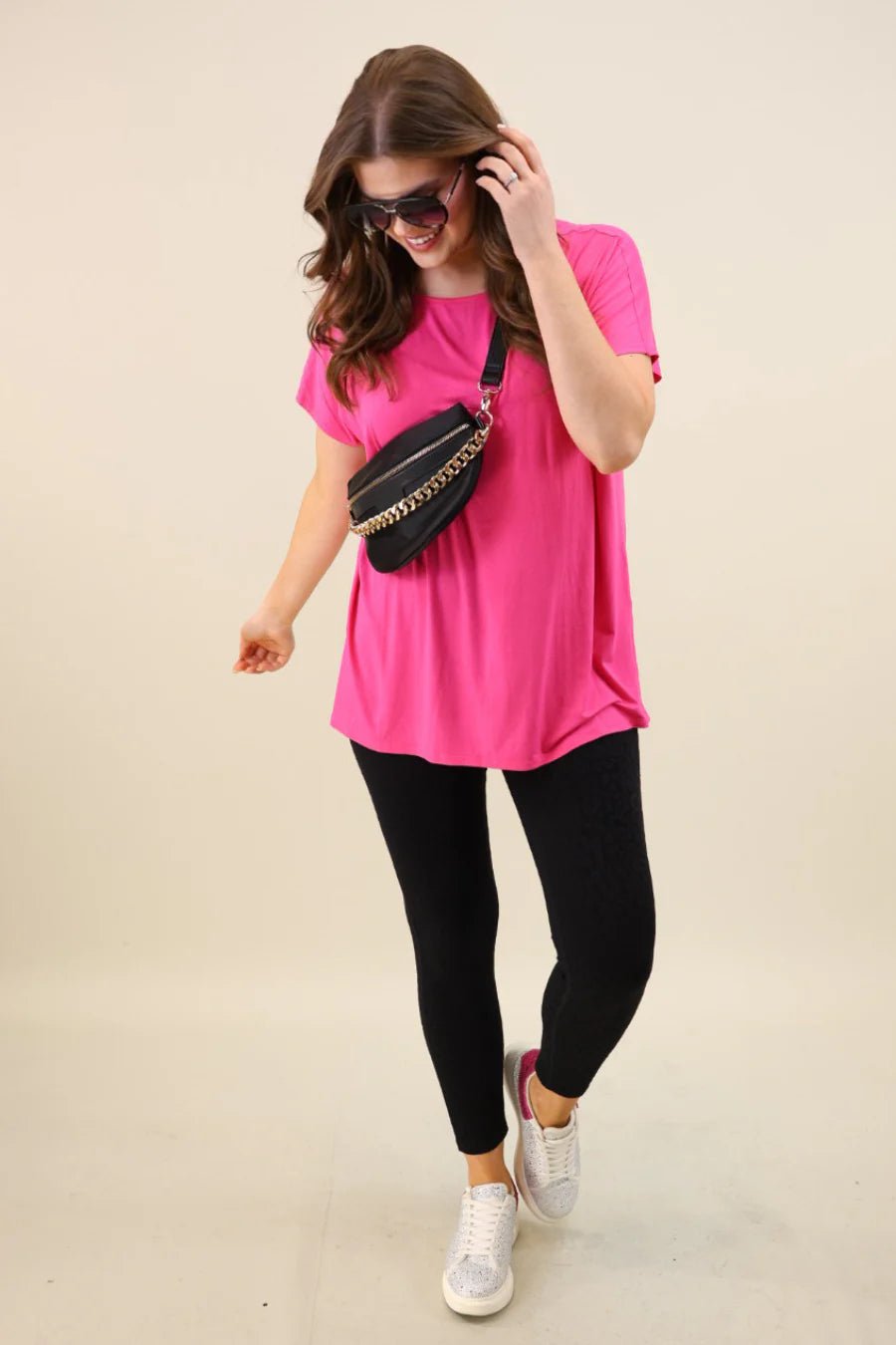 Hot Pink Tunic Top - Sassy Inspiration