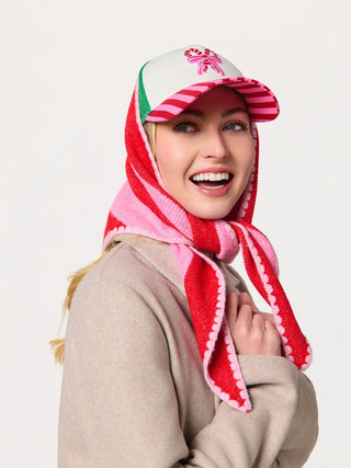 Joy Small Triangle Scarf – Red - Sassy Inspiration