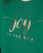 Joy to the World Sequin Sweatshirt - Sassy Inspiration