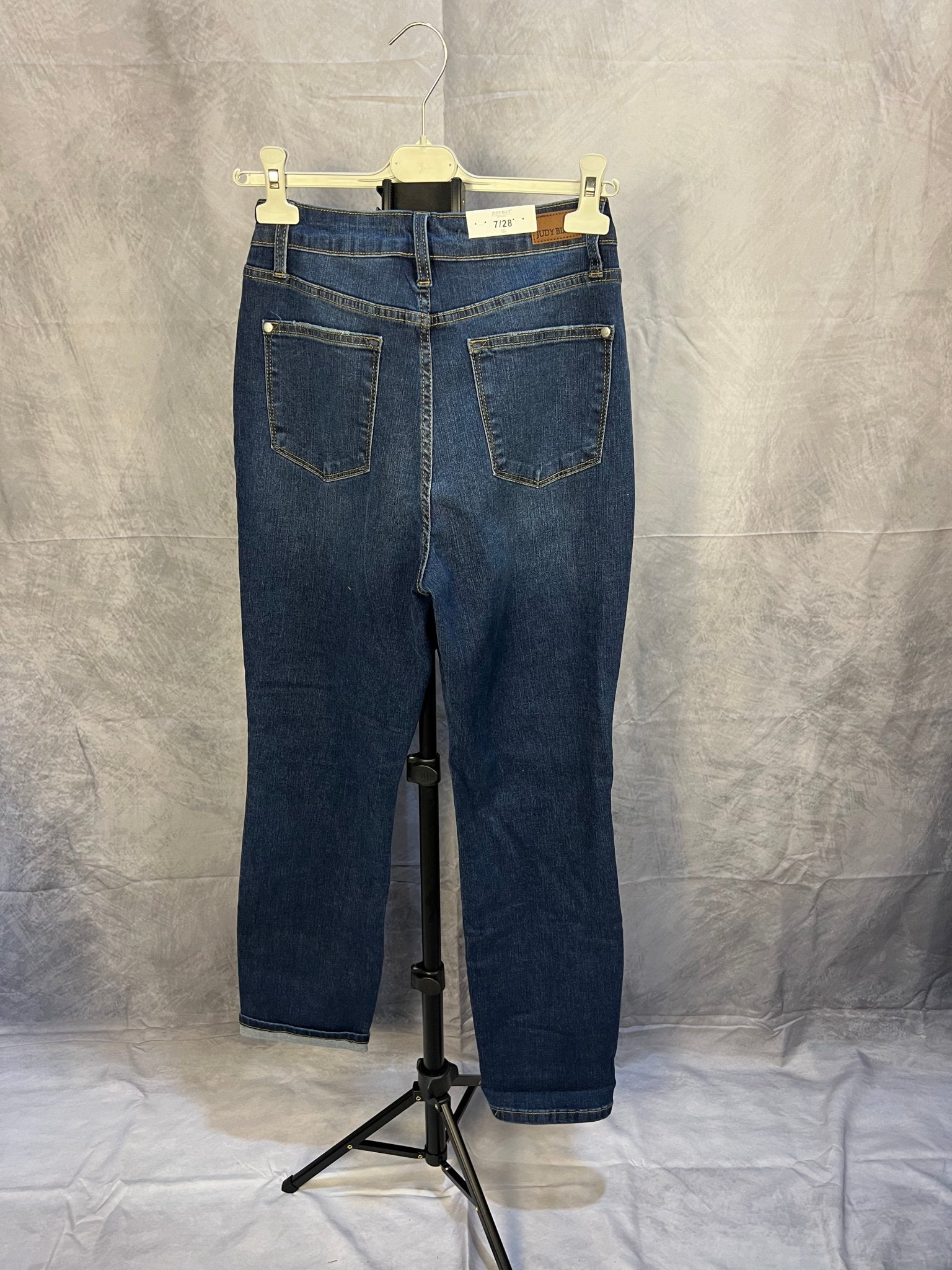 Judy Blue Cool Denim Cuffed Boyfriend Jean - Sassy Inspiration