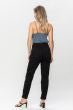 Judy Blue Jet Black Double Roll Cuff Jogger - Sassy Inspiration