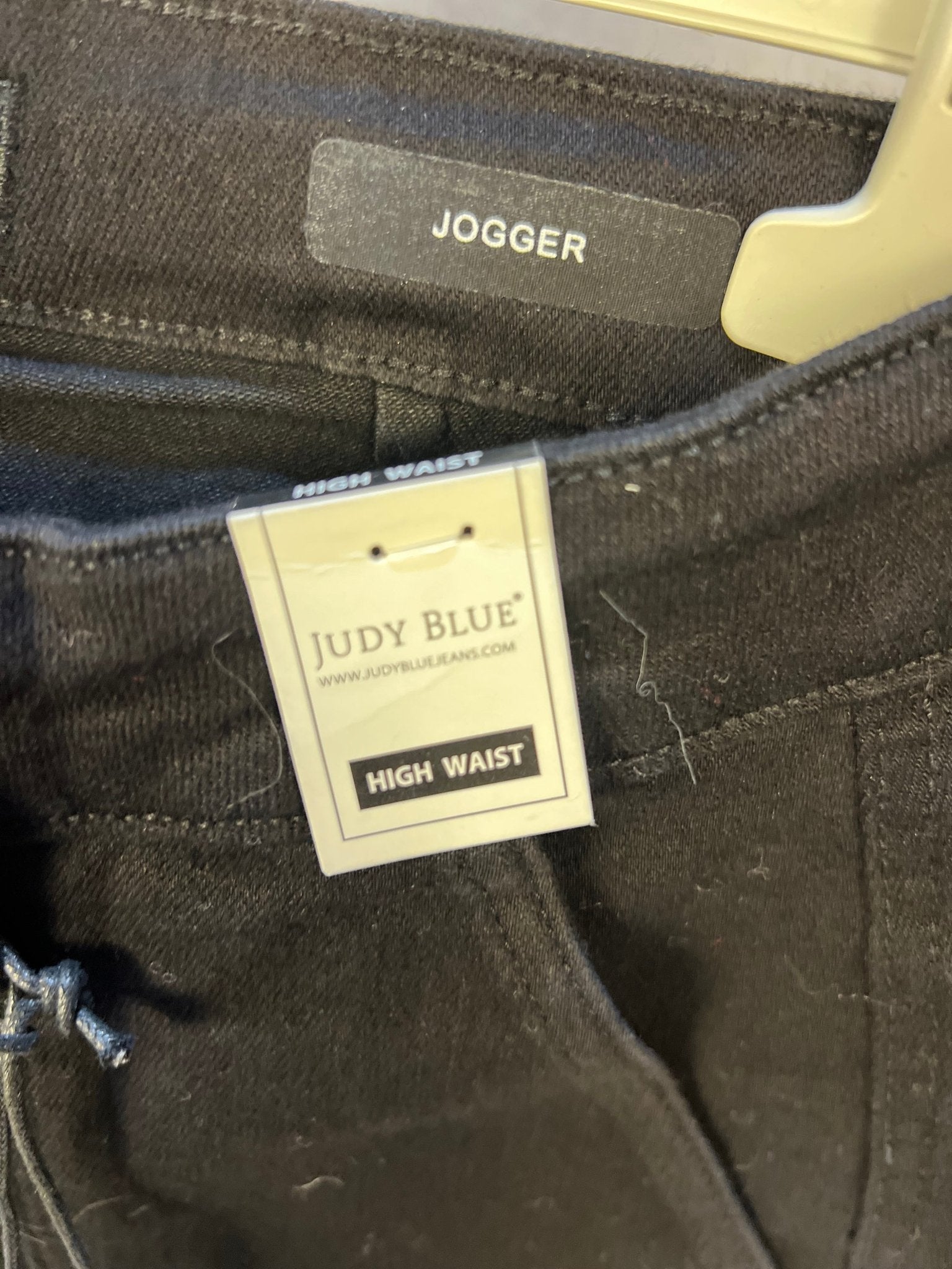 Judy Blue Jet Black Double Roll Cuff Jogger - Sassy Inspiration
