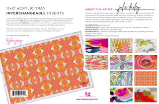 Julie Dailey Vol. 2 Tray Insert Set – Set of 10 (11x17) - Sassy Inspiration
