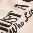 JUST A GIRL WHO LOVES JESUS PUFF MIDWEIGHT Sweatshirt - Sassy Inspiration