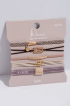 K'lani FAITH Hair Tie/Bracelet Set - Sassy Inspiration