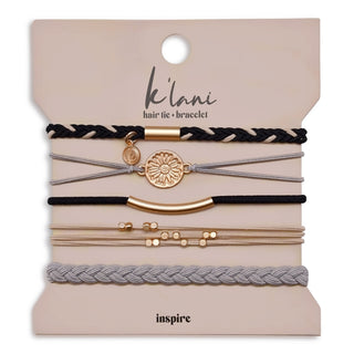 K'lani INSPIRE Hair Tie/Bracelet Set - Sassy Inspiration