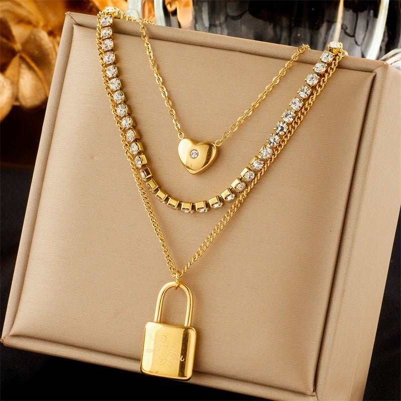 Layered Locket Necklace - Sassy Inspiration