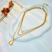 Layered Locket Necklace - Sassy Inspiration
