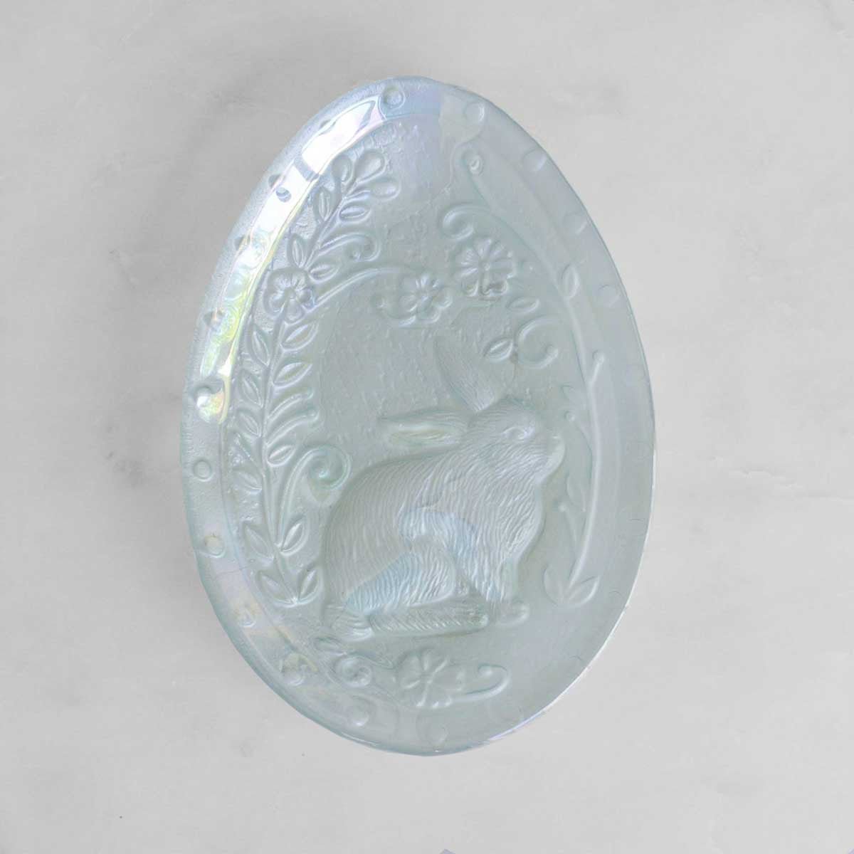 Leah Egg Glass Plate - Sassy Inspiration