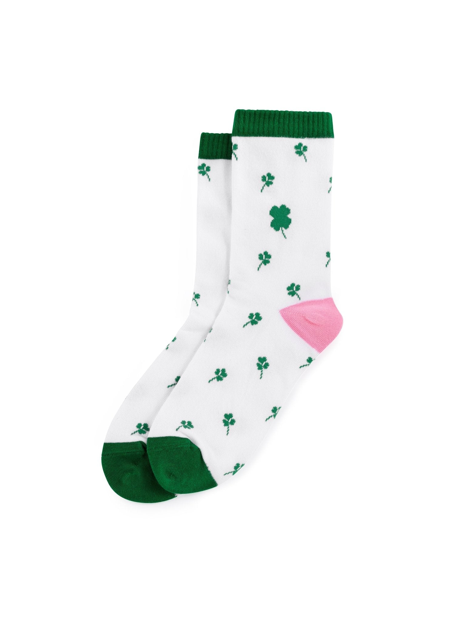 LUCKY SHAMROCK SOCKS, GREEN - Sassy Inspiration