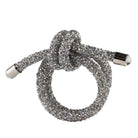 Luminous Knot Napkin Ring (Set of 4) - Silver - Sassy Inspiration