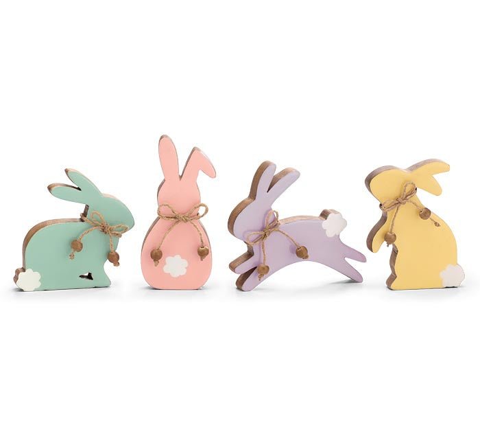 MANGO WOOD BUNNY SITTERS SET/4 - Sassy Inspiration