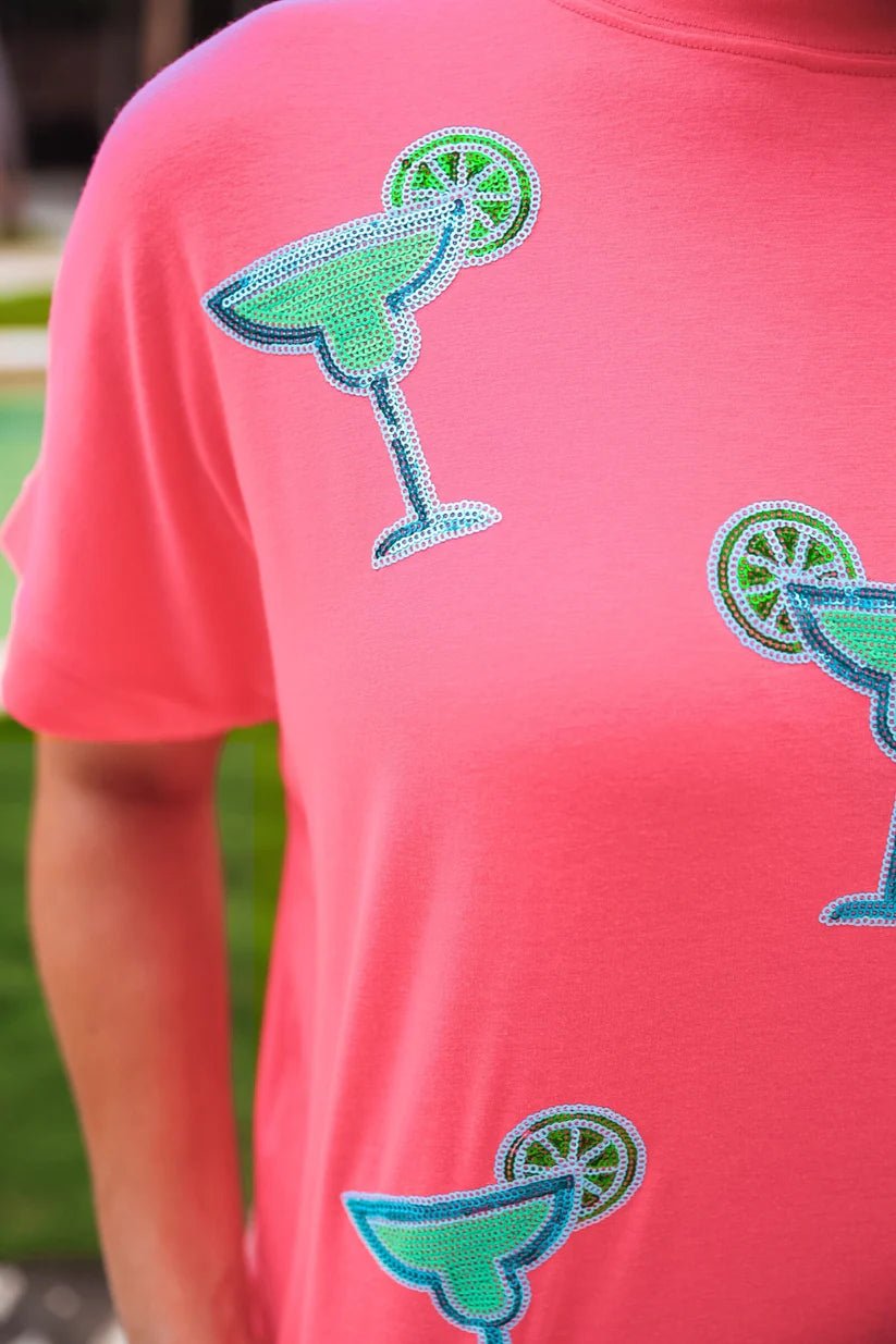 Margaritaville Sequin Patch Top - Sassy Inspiration