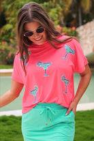 Margaritaville Sequin Patch Top - Sassy Inspiration