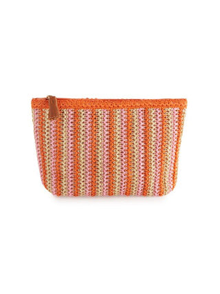 MAYA ZIP POUCH, PINK - Sassy Inspiration