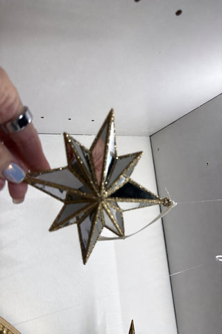 Mirrored North Star Ornament – 5.75" - Sassy Inspiration