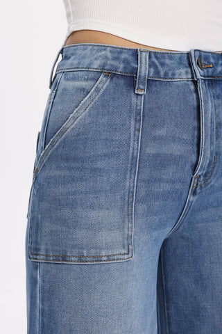 New York High Rise Wide Leg Jeans - Sassy Inspiration