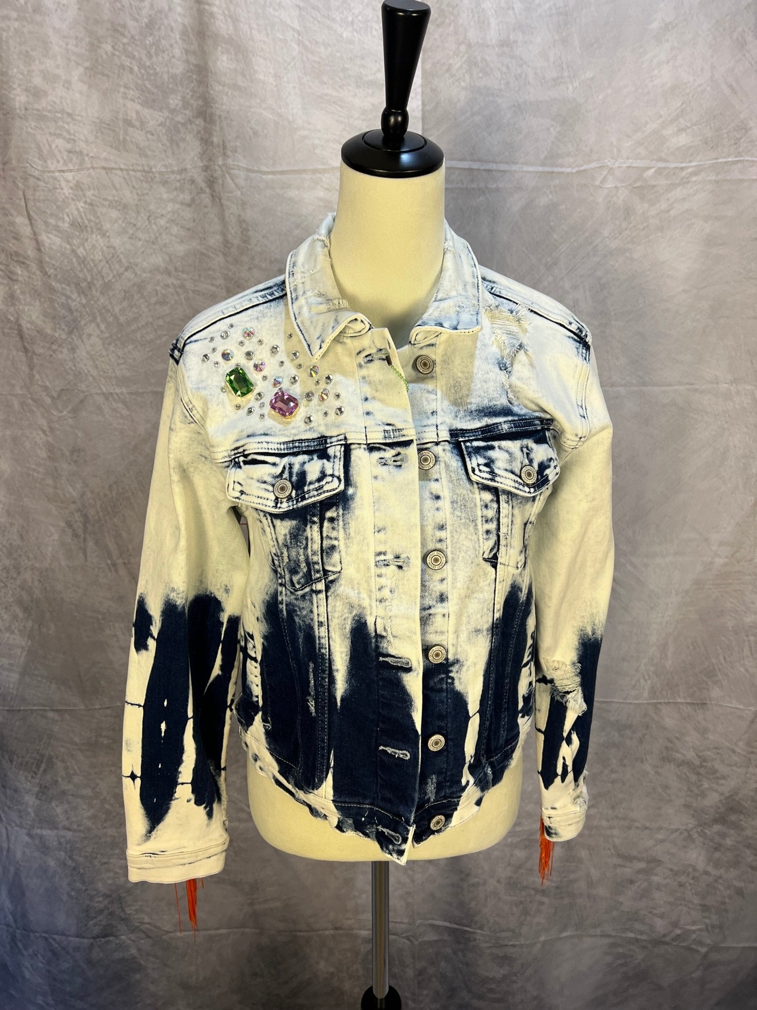 One - of - a - kind Denim Jacket (Medium) - Sassy Inspiration