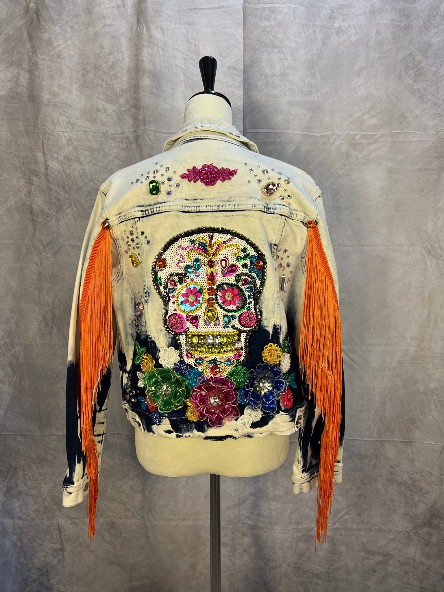 One - of - a - kind Denim Jacket (Medium) - Sassy Inspiration