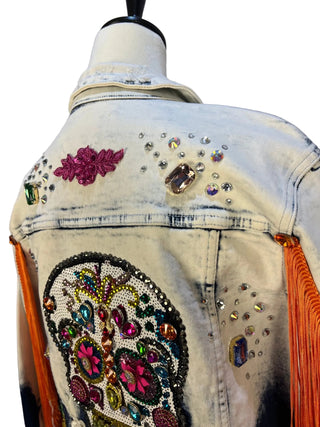 One - of - a - kind Denim Jacket (Medium) - Sassy Inspiration