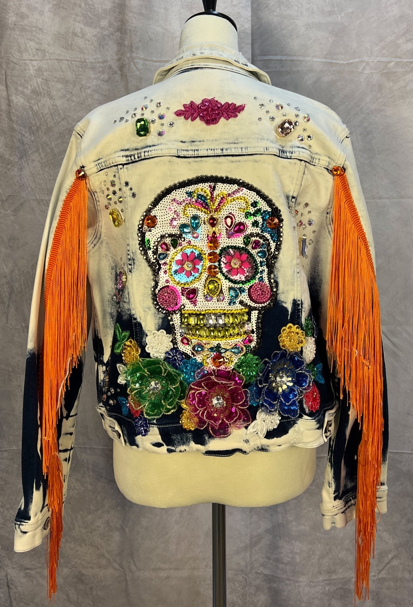 One - of - a - kind Denim Jacket (Medium) - Sassy Inspiration