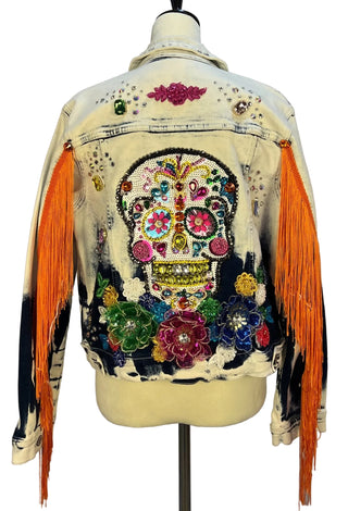One - of - a - kind Denim Jacket (Medium) - Sassy Inspiration