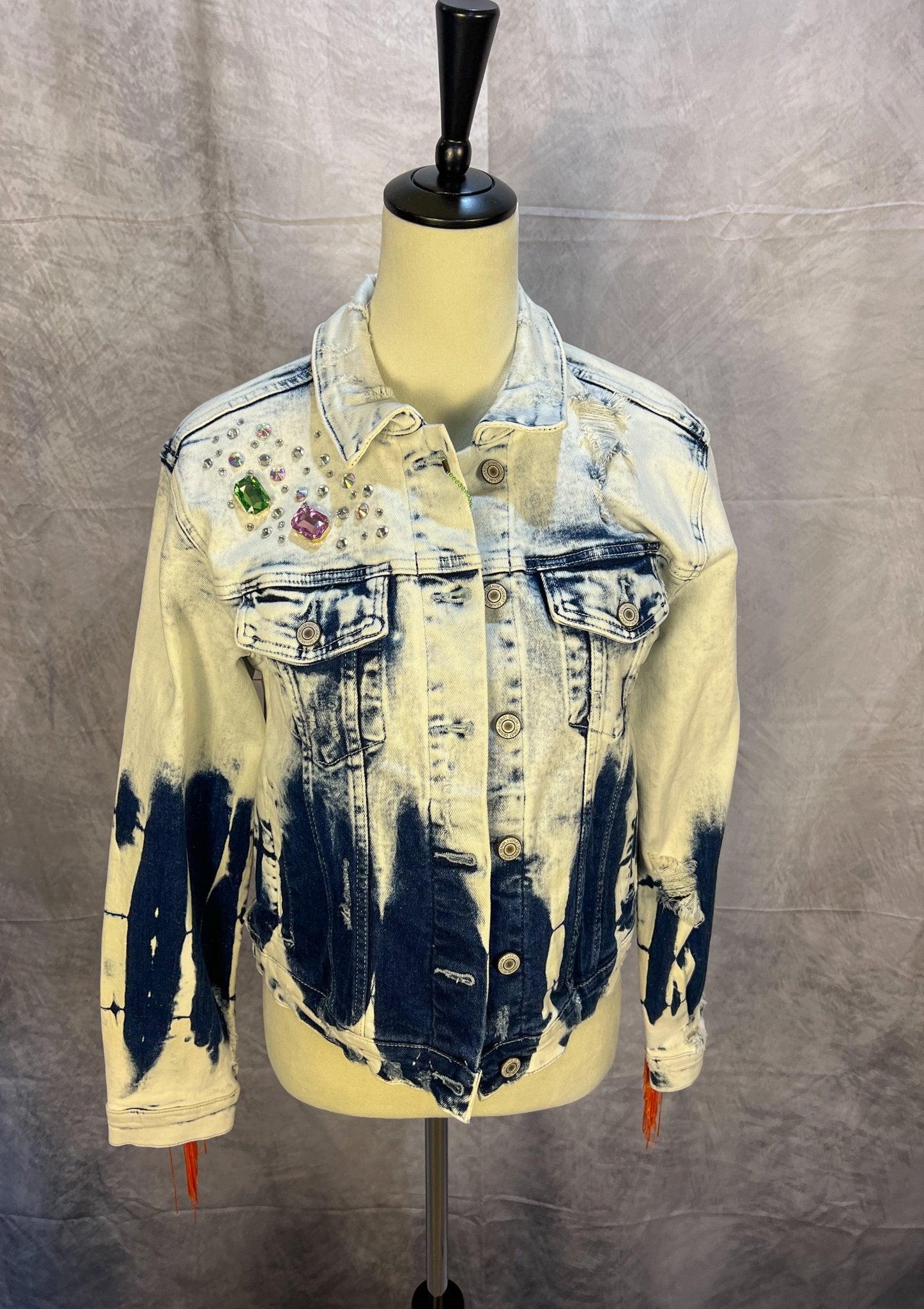 One - of - a - kind Denim Jacket (Medium) - Sassy Inspiration