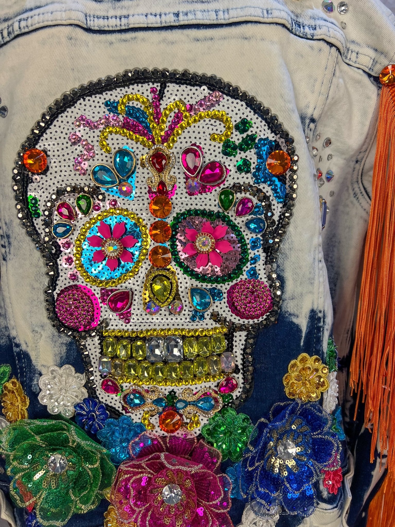 One - of - a - kind Denim Jacket (Medium) - Sassy Inspiration