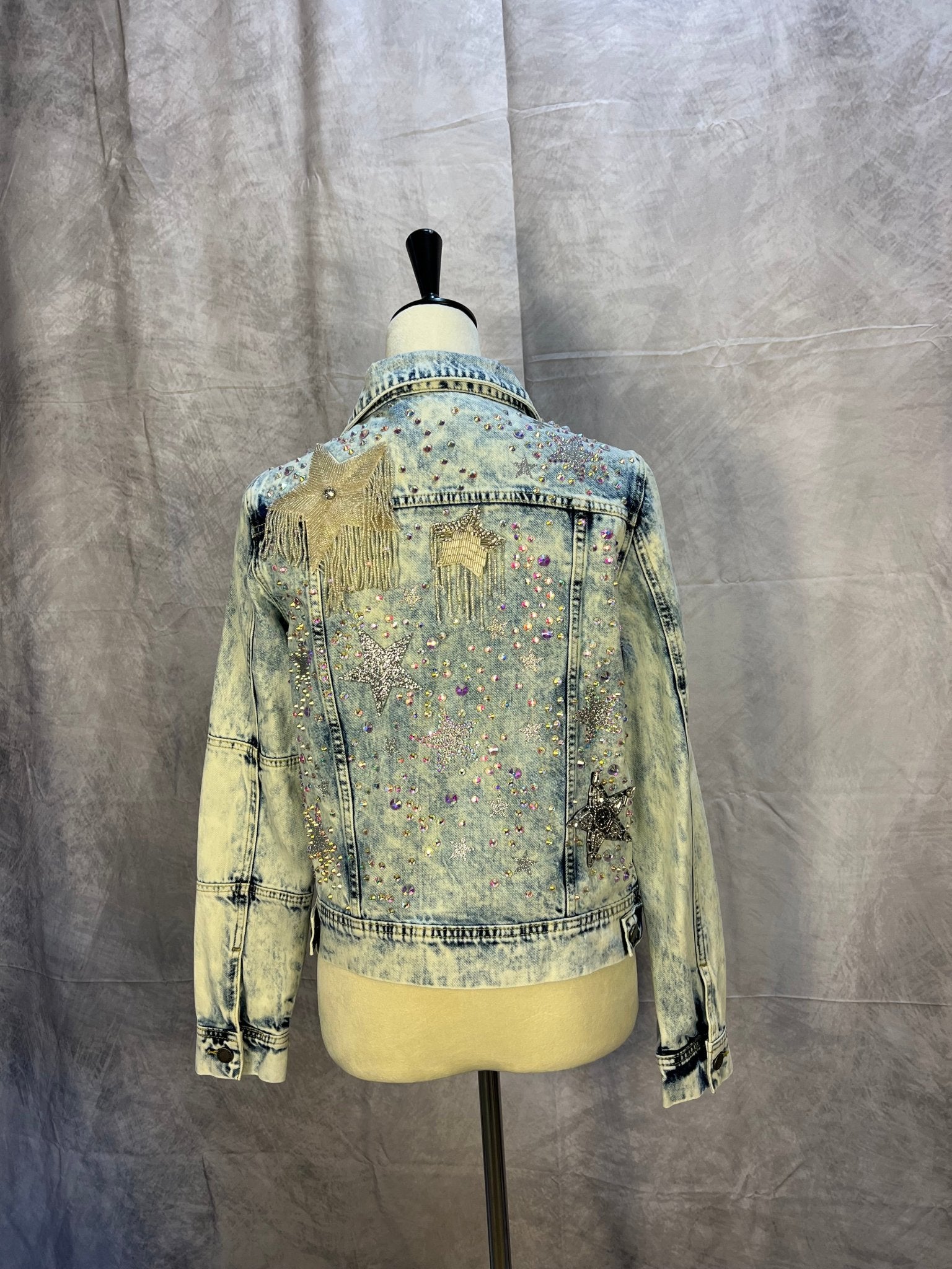 One of a kind denim jacket - Star - S - Sassy Inspiration