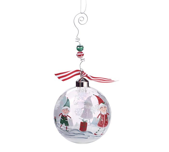 ORNAMENT SANTA SNOWMAN ELF - Sassy Inspiration