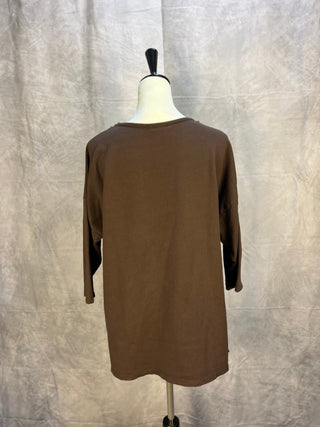 Peace Bling Top - Brown - Sassy Inspiration