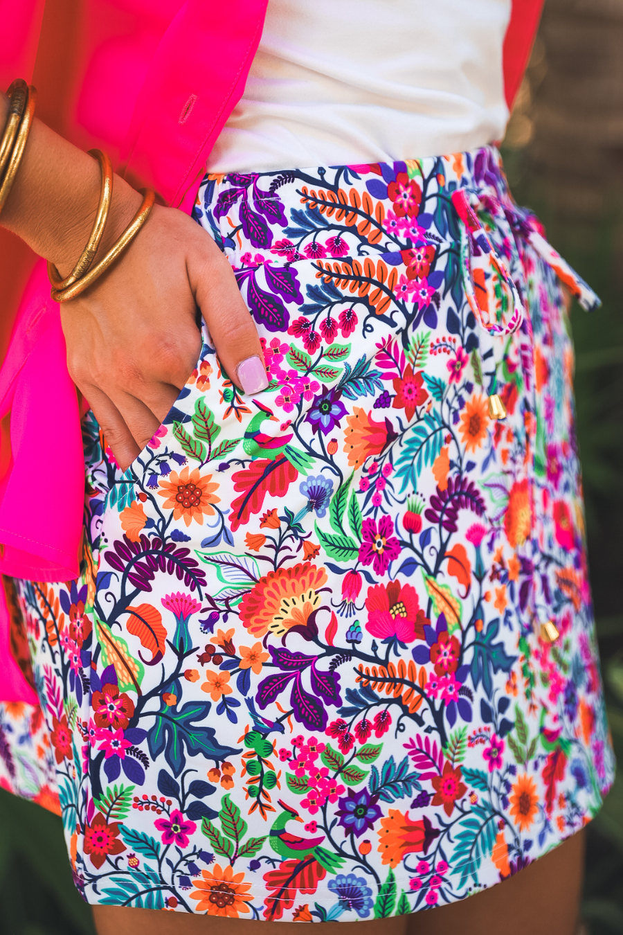 Playful Everyday Skort - Fiesta Time Floral - Sassy Inspiration