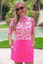Playful Everyday Skort - Solid Neon Pink - Sassy Inspiration