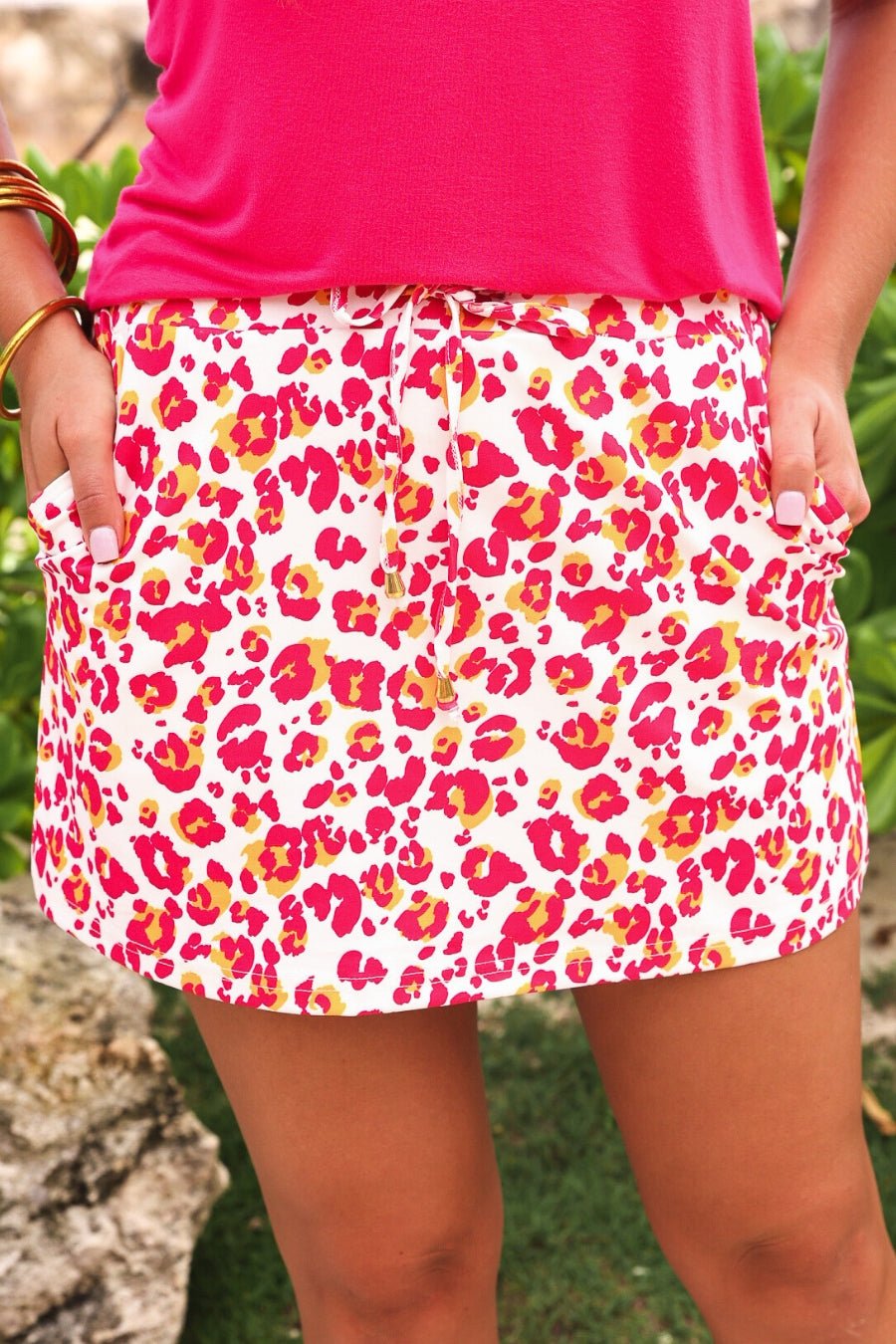 Playful Everyday Skort - Wild Crush Leopard - Sassy Inspiration