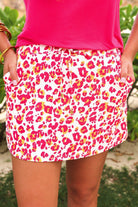Playful Everyday Skort - Wild Crush Leopard - Sassy Inspiration